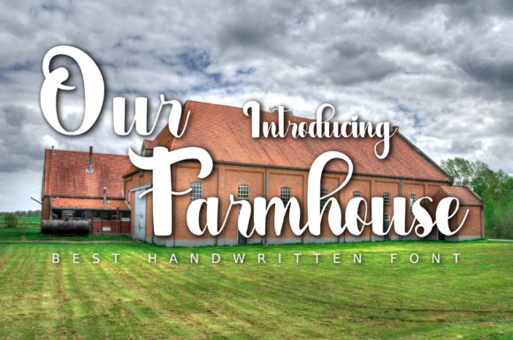 Our Farmhouse Font Poster 1