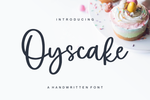 Oyscake Font Poster 1