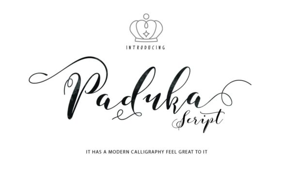 Paduka Script Font