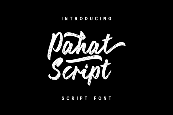 Pahat Script Font Poster 1