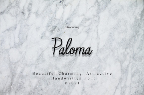 Paloma Font Poster 1