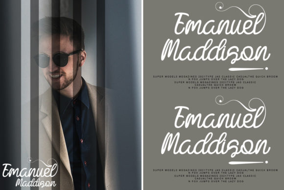 Pamela Ambre Font Poster 3