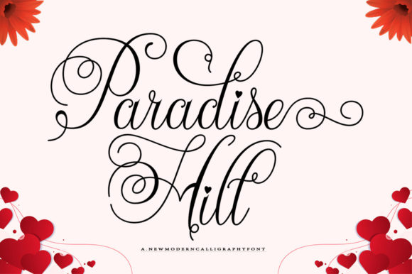 Paradise Hill Font Poster 1