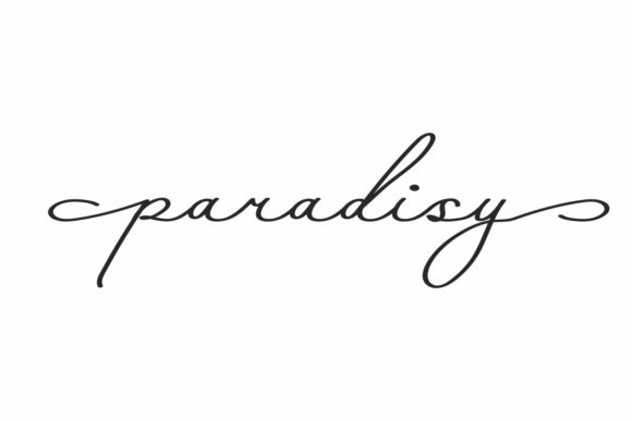 Paradisy Font Poster 1