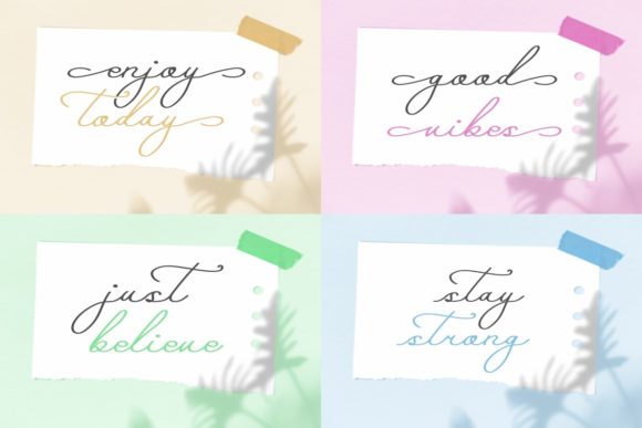 Paradisy Font Poster 8