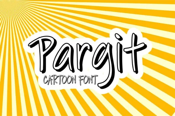 Pargit Font Pargit Font Poster 1