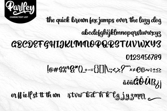 Parlley Font Poster 6