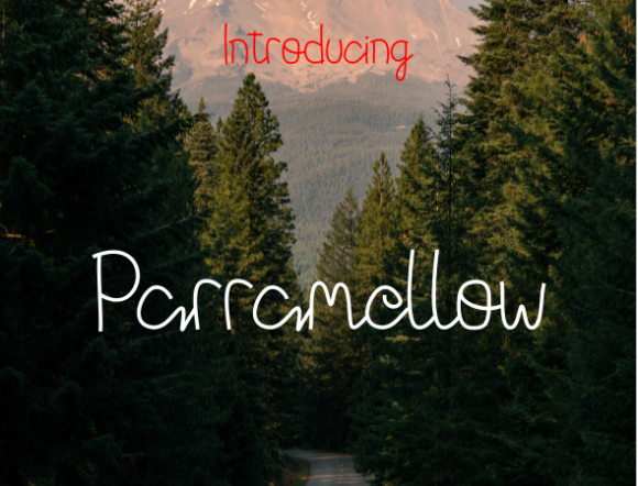 Parramellow Font Poster 1