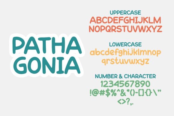 Pathagonia Font Poster 10