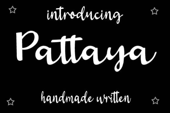 Pattaya Font Poster 1