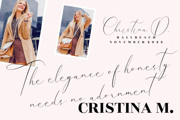 Pattricia Michella Font Poster 5