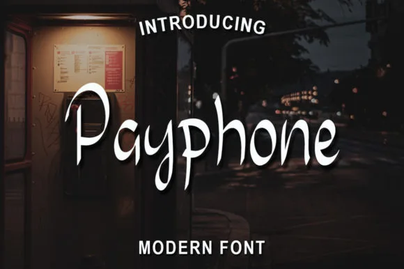 Payphone Font Payphone Font Poster 1