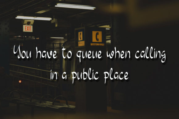 Payphone Font Poster 2