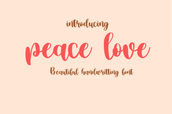 Peace Love Font