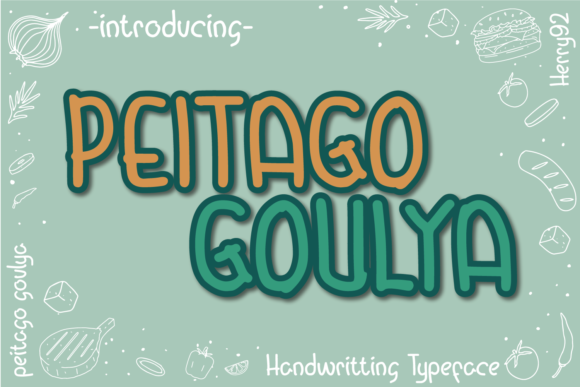 Peitago Goulya Font