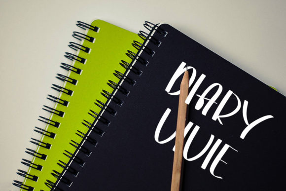 Pencil Colour Font Poster 5