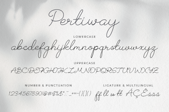 Pertiway Font Poster 10