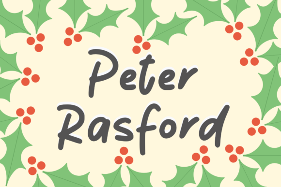 Peter Rashford Font Poster 1