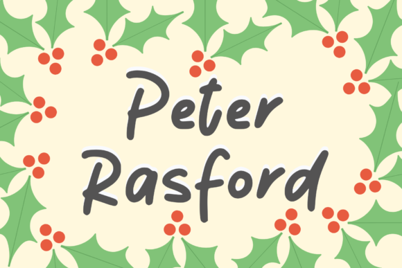 Peter Rashford Font Peter Rashford Font Poster 1