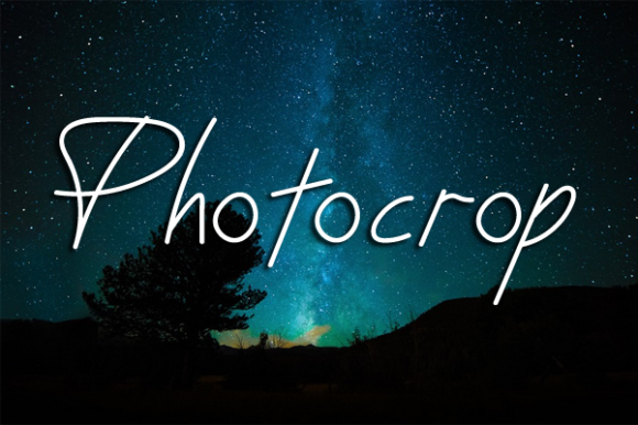 Photocorp Font Poster 1