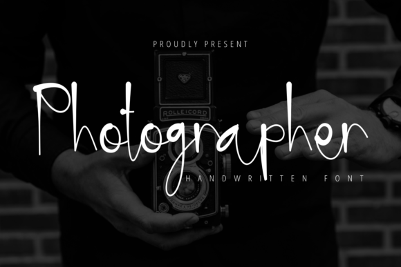 Photographer Font Poster 1