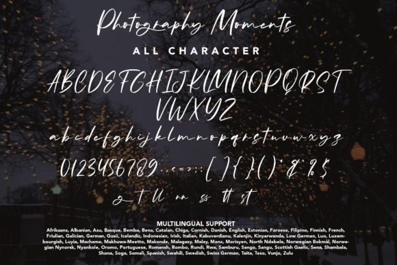 Photography Moments Font Poster 9