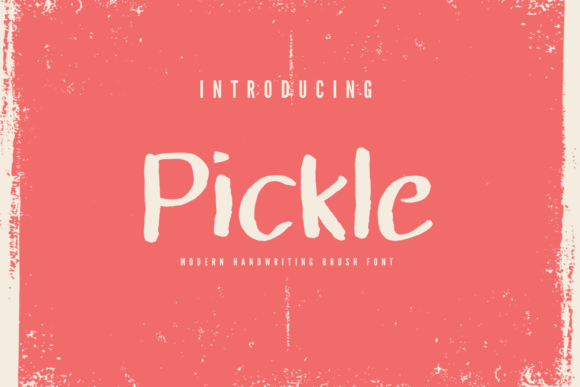 Pickle Font Pickle Font Poster 1