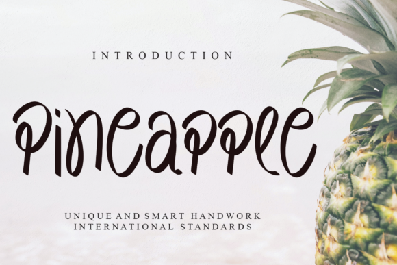 Pineapple Font Poster 1