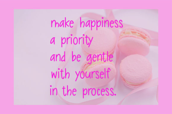 Pink Rabbit Font Poster 3