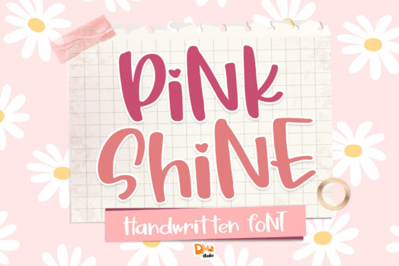 Pink Shine Font Poster 1
