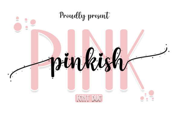 Pinkish Pink Font Poster 1