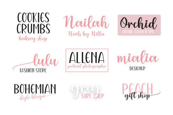 Pinkish Pink Font Poster 2