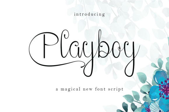 Playboy Font Poster 1