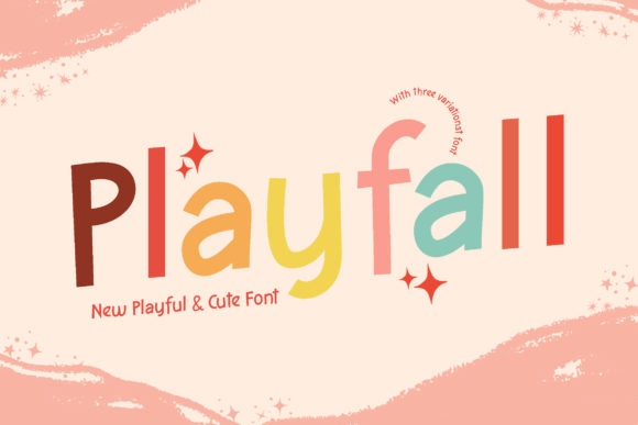 Playfall Font Poster 1