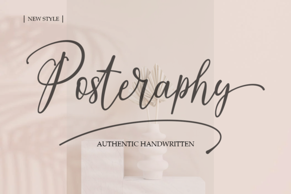 Posteraphy Font Poster 1