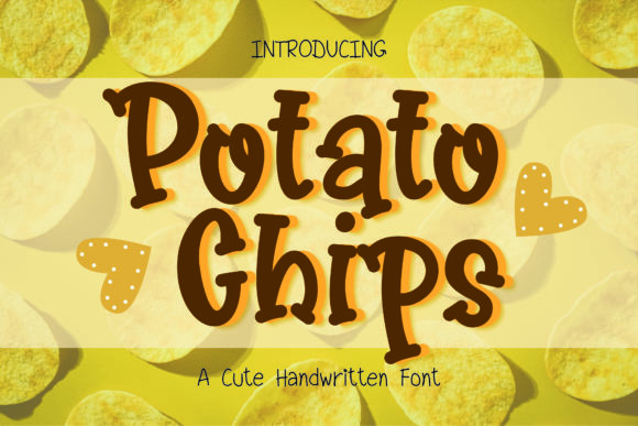 Potato Chips Font Poster 1