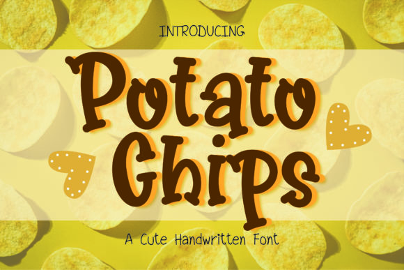 Potato Chips Font Poster 1