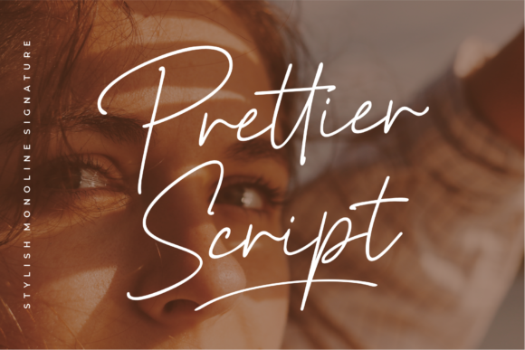 Prettier Script Font Poster 1