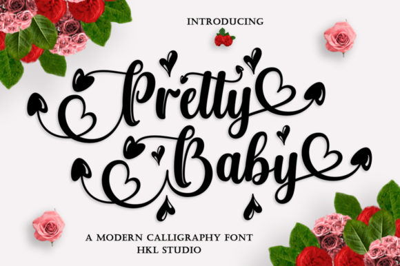 Pretty Baby Font Poster 1