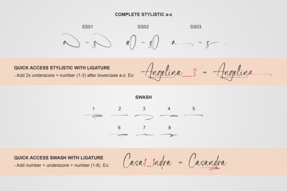 Primal Signature Font Poster 5