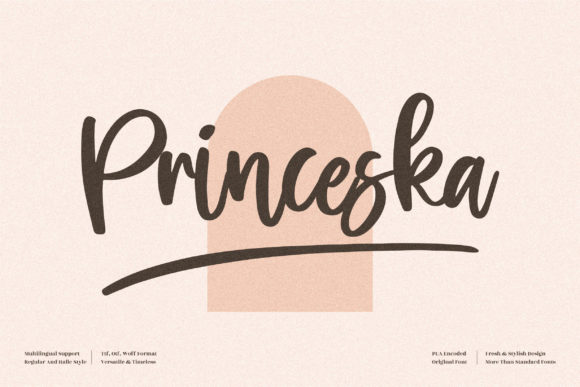 Princeska Font Poster 1