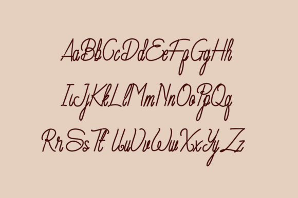 Princess Line Font Poster 7