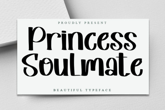 Princess Soulmate Font Poster 1