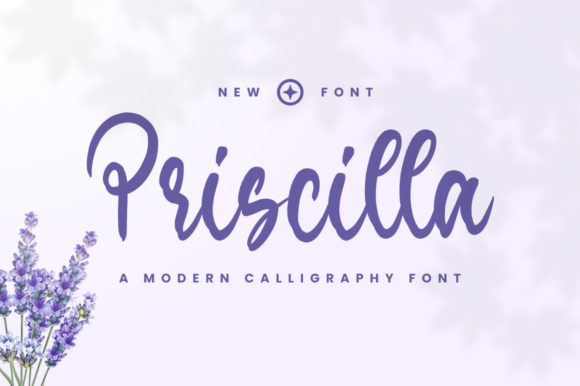 Priscilla Font Poster 1