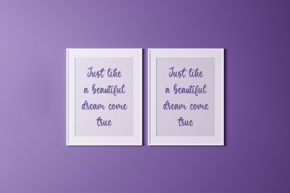 Priscilla Font Poster 7