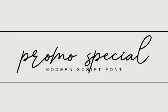 Promo Special Font Promo Special Font Poster 1