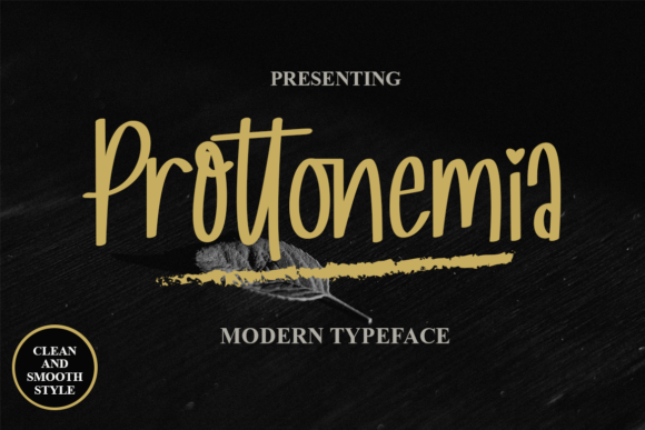 Prottonemia Font Poster 1