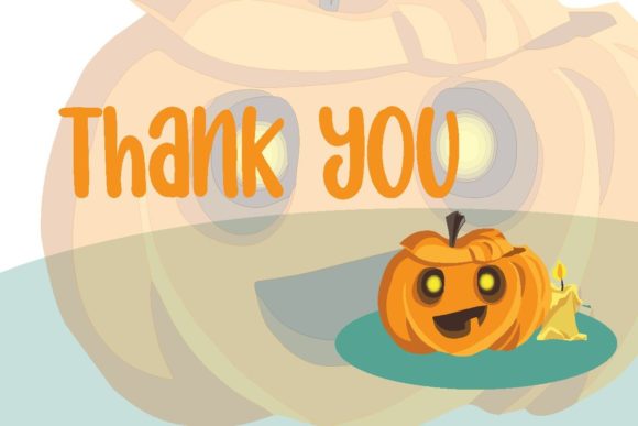 Pumpkin Cute Font Poster 4