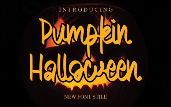 Pumpkin Halloween Font