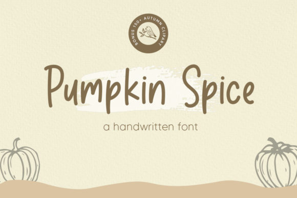 Pumpkin Spice Font Poster 1